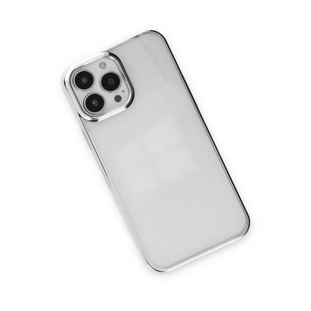 iPhone 14 Pro Max Kılıf Element Silikon - Gümüş bzsxx