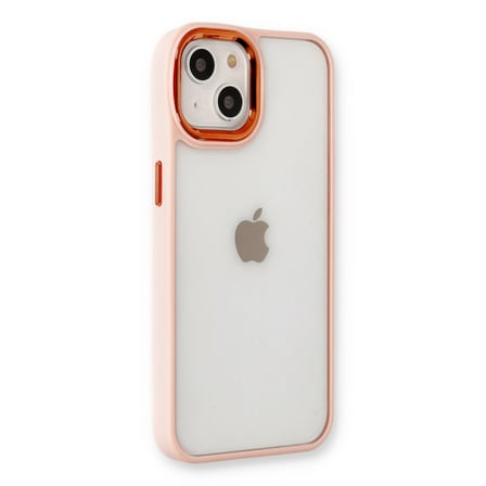 iPhone 14 Plus Kılıf Dora Kapak - Pudra bzsxx