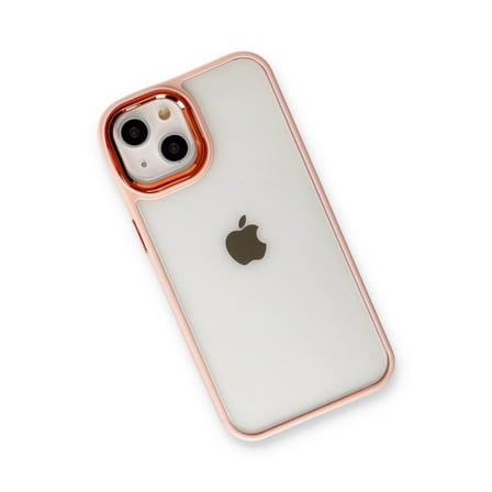 iPhone 14 Plus Kılıf Dora Kapak - Pudra bzsxx