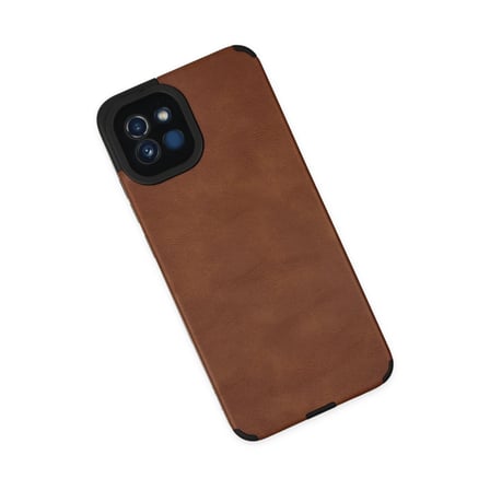 Galaxy A03 Kılıf Loop Deri Silikon - Kahverengi bzsxx