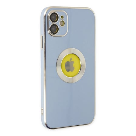 iPhone 12 Kılıf Store Silikon - Sierra Blue bzsxx