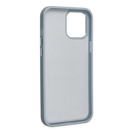 iPhone 12 Pro Max Kılıf Asya Deri Silikon - Sierra Blue bzsxx
