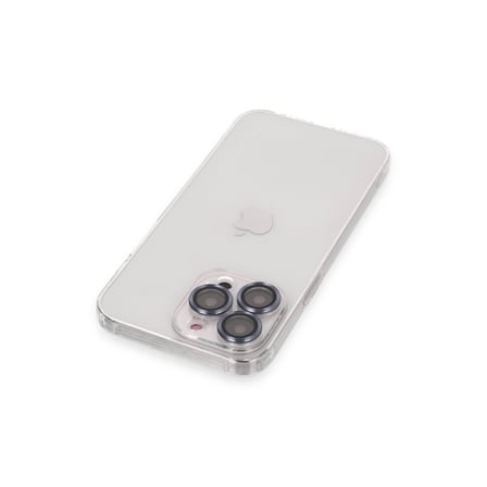 iPhone 13 Pro Kılıf Luko Lens Silikon - Sierra Blue bzsxx