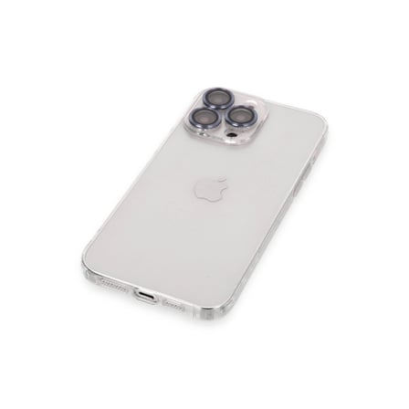iPhone 13 Pro Kılıf Luko Lens Silikon - Sierra Blue bzsxx