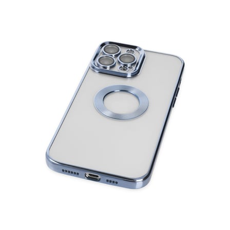 iPhone 14 Pro Max Kılıf Slot Silikon - Sierra Blue bzsxx