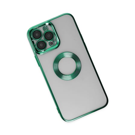 iPhone 14 Pro Kılıf Slot Silikon - Köknar Yeşili bzsxx