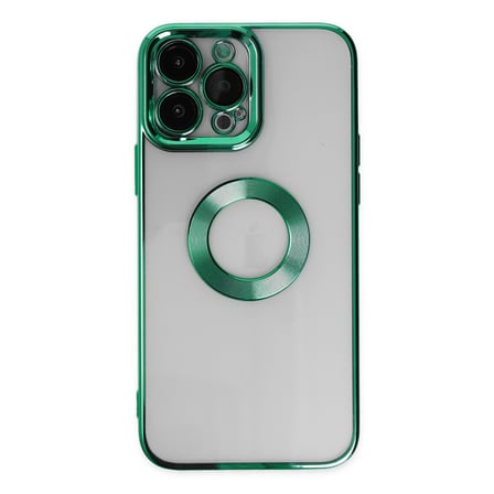 iPhone 14 Pro Max Kılıf Slot Silikon - Köknar Yeşili bzsxx
