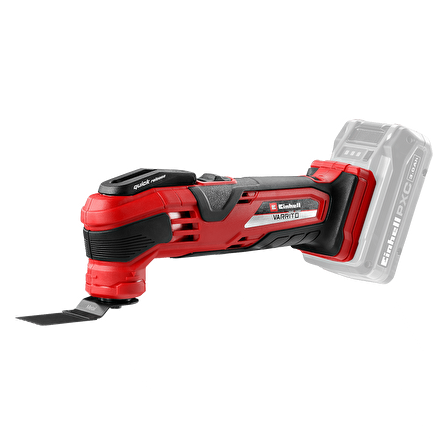 Einhell Akülü Raspalama VARRITO Power X-Change (Li-Ion, 18V, 11000-20000 dak.-1, hızlı hareket kilidi, 12 yönlü ayarlanabilir alet tutucu, akü ve şarj cihazı dahil değildir) - 4465160