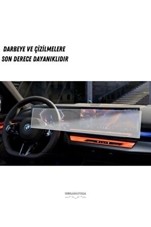 Bmw i5 2023-2024 Dijital Gösterge ve Multimedya Bilgi Ekran Uyumlu Nano Ekran Koruyucu