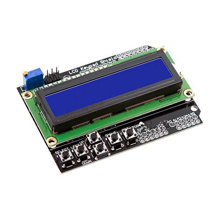 LCD1602 (Tuş Takımlı ve Mavi Arka Işıklı)
