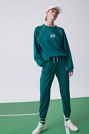 DeFactoFit Sporcu Jogger Eşofman Altı Standart Fit Jogger Skuba Dalgıç Kumaş A9630AX23AUGN380