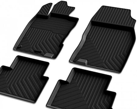 Nissan Qashqai 1 Ferrous 4D Havuzlu Kauçuk Paspas 2007-2014