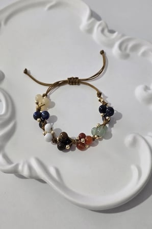 SERTİFİKALI 6 MM ÖĞRENCİ DOĞALTAŞ BİLEKLİK (LAPİS LAZULİ, SODALİT, KALSİT, KAPLANGÖZÜ, HAVLİT, KARENLYAN AKİK, AVENTURİN )