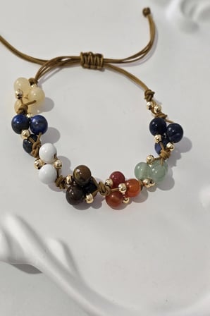 SERTİFİKALI 6 MM ÖĞRENCİ DOĞALTAŞ BİLEKLİK (LAPİS LAZULİ, SODALİT, KALSİT, KAPLANGÖZÜ, HAVLİT, KARENLYAN AKİK, AVENTURİN )