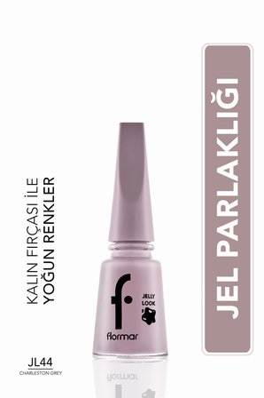 Flormar Oje - Jelly Look Nail Enamel Charleston Grey 8690604497744