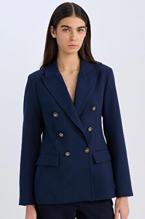 DeFacto Oversize Fit Gömlek Yaka Blazer Ceket D3155AX24AUNV42