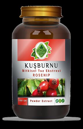 Kuşburnu Toz Ekstresi 100 Gr Cam Kavanoz