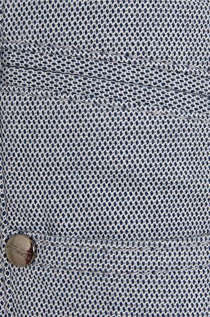 Lacivert Desenli Regular Pantolon | 34
