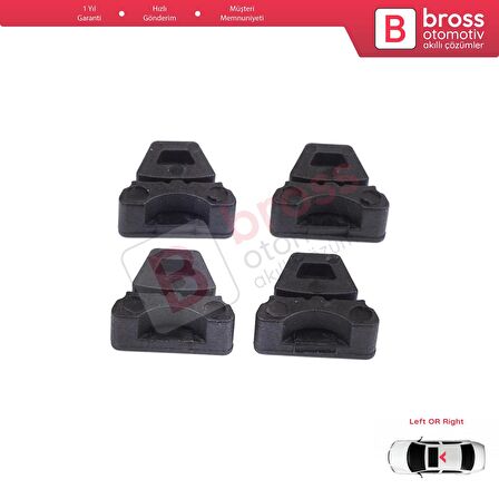 Mercedes CLA A C E Class W176 W177 W205 C207 C117 İçin 4 Adet Sunroof Kızak Tamir Braket Klipsi