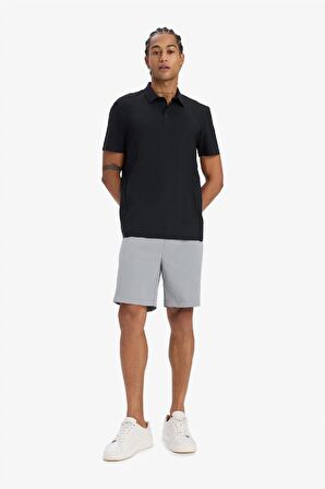 DeFactoFit Standart Fit Sporcu Kısa Kollu Polo Tişört D9244AX25SPBK81