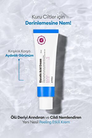 Glikolik Asit İçeren Peeling Etkili Krem 50ml APIEU Glycolic Acid Cream