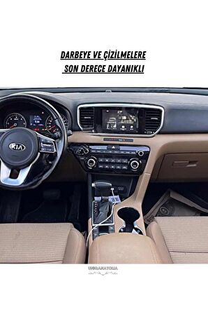 Kia Sportage 2020 2021 2022 Uyumlu 8 inç  Navigasyon ve Multimedya Nano Ekran Koruyucu