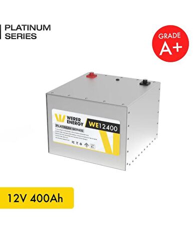 12V 400Ah LiFePO4 Platinum Series Bluetooth'lu Lityum Demir Fosfat Akü 