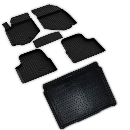 Peugeot 2008 Ferrous 4D Paspas ve Alt 3D Bagaj Havuzu 2020 ve Üstü