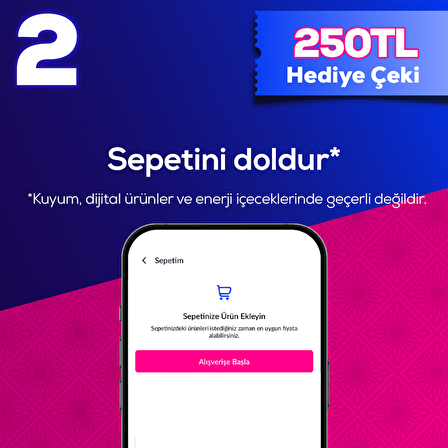 Pazarama Hediye Çeki 250 TL