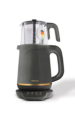 Homend Royaltea 1762H Konuşan Çay Makinesi Antrasit