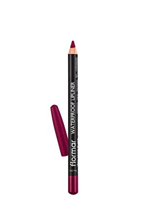 Flormar Waterproof Lipliner - Suya Dayanıklı Dudak Kalemi No:241 Sour Cherry 1.14 g 8690604567553