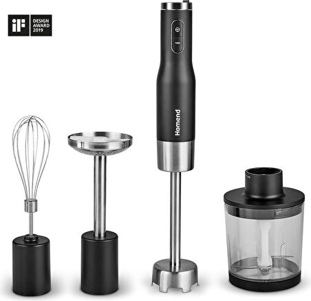 Homend Artfood 1925H El Blender Seti Siyah