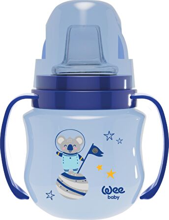 Wee Baby Galaxy Akıtmaz Alıştırma Bardağı 125 ml Mavi