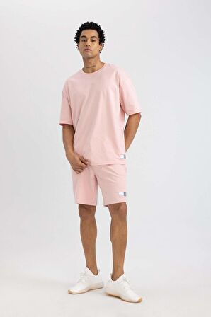 DeFactoFit Slim Fit Dar Kesim Cepli Baskılı Şort A1625AX24SMPN243