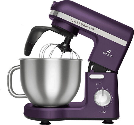 Karaca Mastermaid Chef Pro Çift Kollu Stand Mikser Grape Purp 1750 W