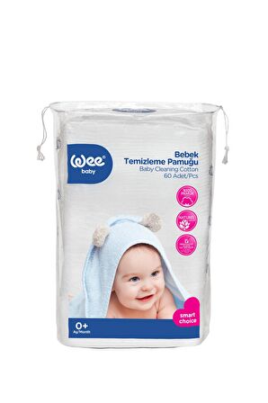 Bebek Temizleme Pamuğu 60'Lı