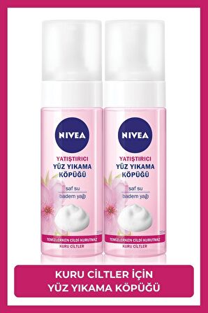 Nivea Yatıştırıcı Yüz Temizleme Köpüğü 150ml, Derinlemesine Temizleme, Nemlendirici, Kuru Hassas Ciltler