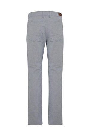 Lacivert Desenli Regular Pantolon | 34