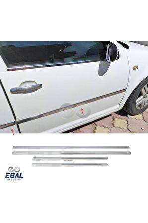 VW Golf 4 Krom Yan Kapı Çıtası 4 Kapı 1998-2004 P.Çelik