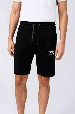 Umbro Bold - Erkek Siyah Pamuklu Şort - TE0105