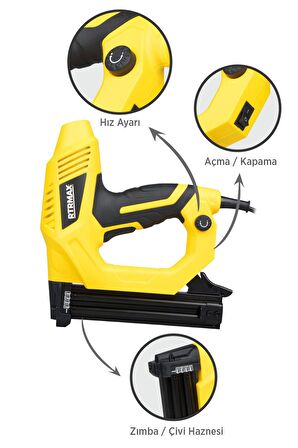 RTM4040 Elektrikli Zımba Çivi Çakma Tabancası 15-32 mm