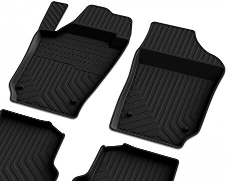 Seat Ibiza 4 Ferrous 4D Havuzlu Kauçuk Paspas 2009 2017