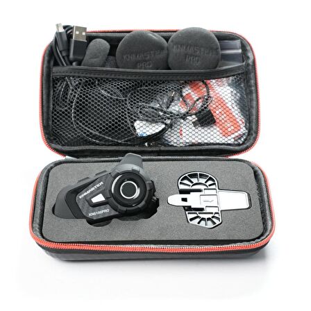 Knmaster KN6100 PRO Motosiklet Kask İnterkom Bluetooth Intercom Kulaklık Seti
