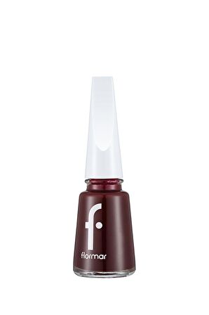 Flormar Klasik Parlak Bitişli Yüksek Pigmentli Oje - Nail Enamel- 311 Purple Scarlet New- 8682536035866