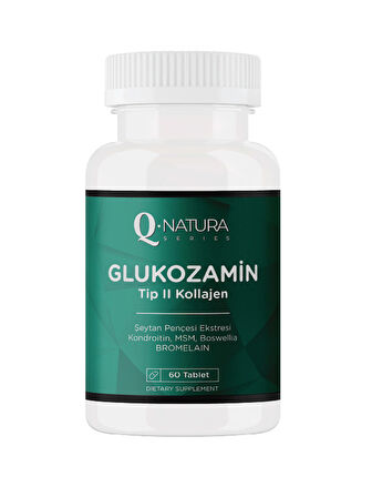 Q Natura Series Glukozamin Tip 2 Kollajen 60 tablet
