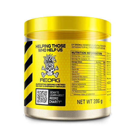 C4 Cellucor Original Preworkout 396g REORG - 60 servings - ABD VERSİYON