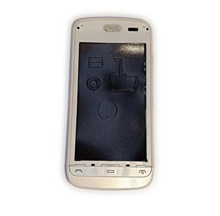 Nokia C5-03 Kasa Kapak Nokia C5-03 Beyaz Renk Orta Kasa Ön Kapak Arka Kapak Tuş Takımı