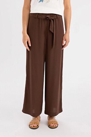 DeFacto Culotte Geniş Paça Krinkıl Viskon Kapri C9565AX24SMBN316