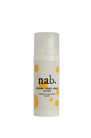 Nab. Mineral Güneş Kremi 30+ SPF 50 mL - AROMASIZ