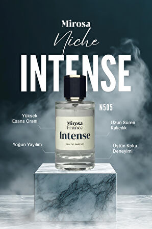 Mirosa de France intense Niche Collection Yüksek Kalıcı Erkek Parfum EDP Premium Kutu 50ml N505